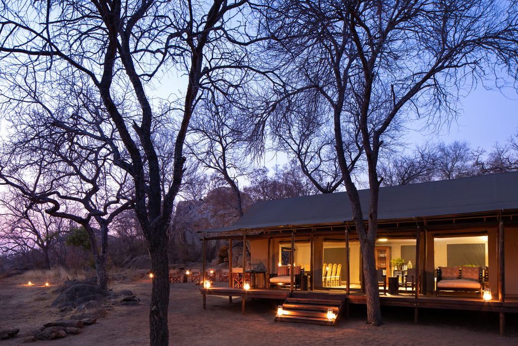 Abelana Safari Camp main lounge and dinning