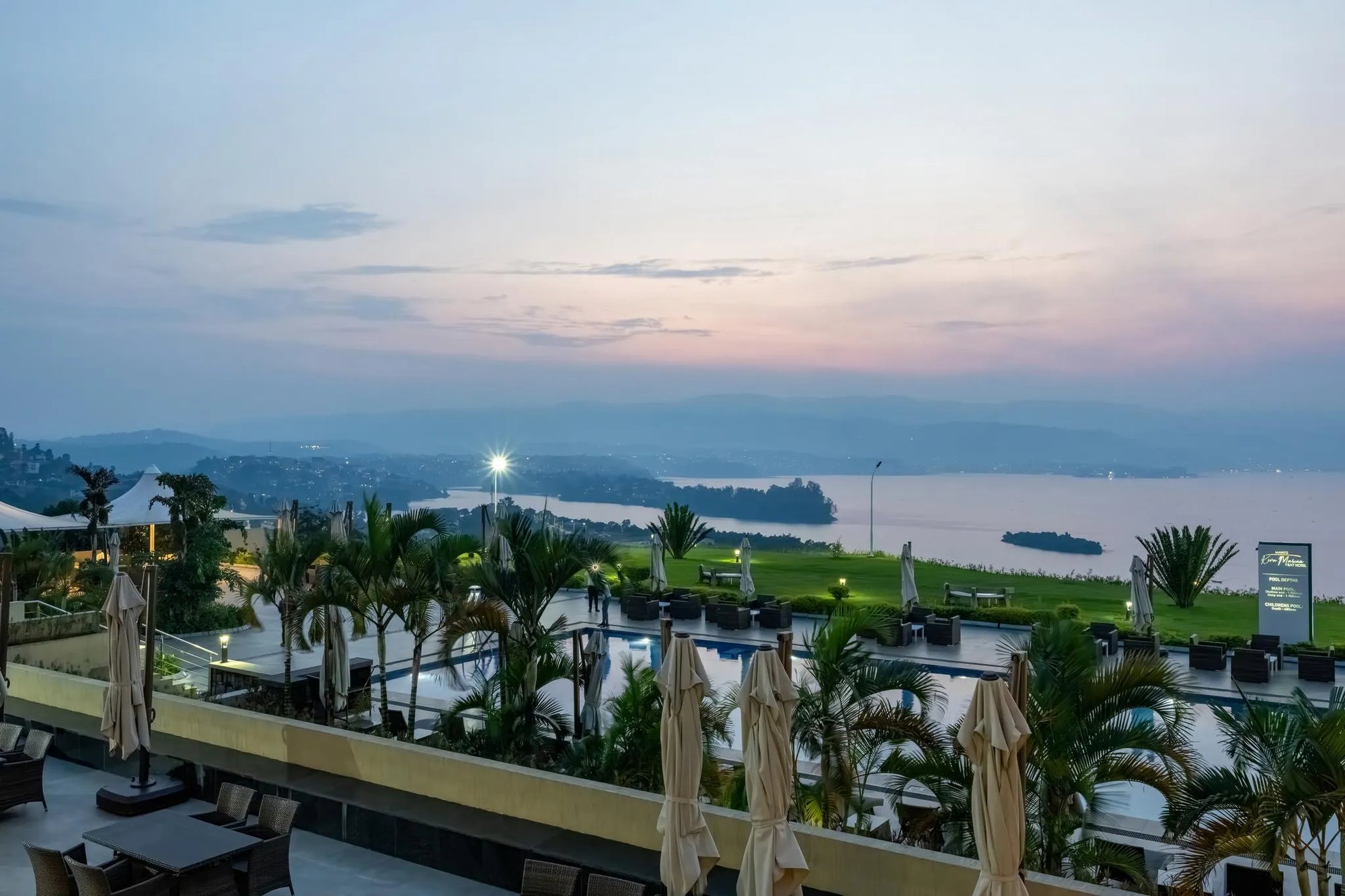 Mantis Kivu Marina Bay Hotel at Mantis Kivu Marina Bay Hotel, Cyangugu, Rwanda.