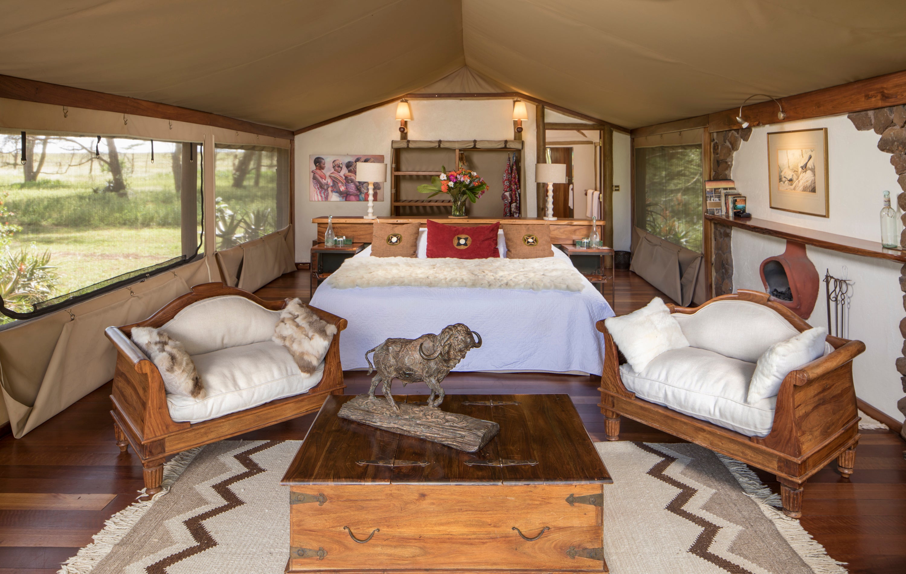 Tent - inside