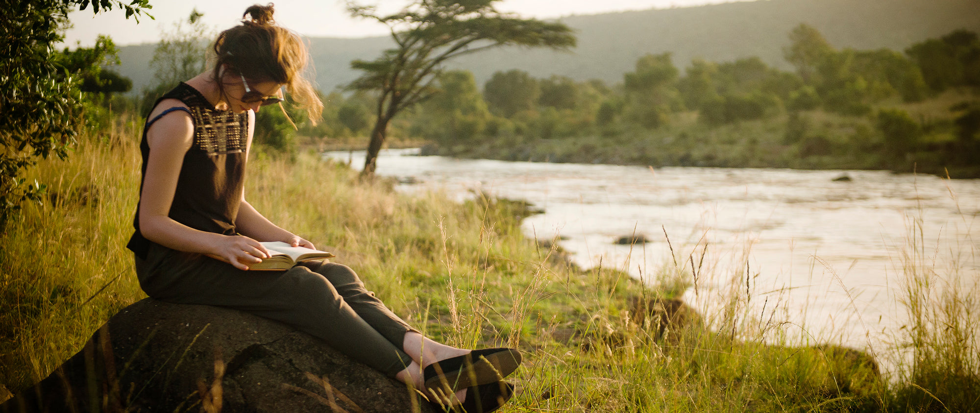 A quiet moment by the river