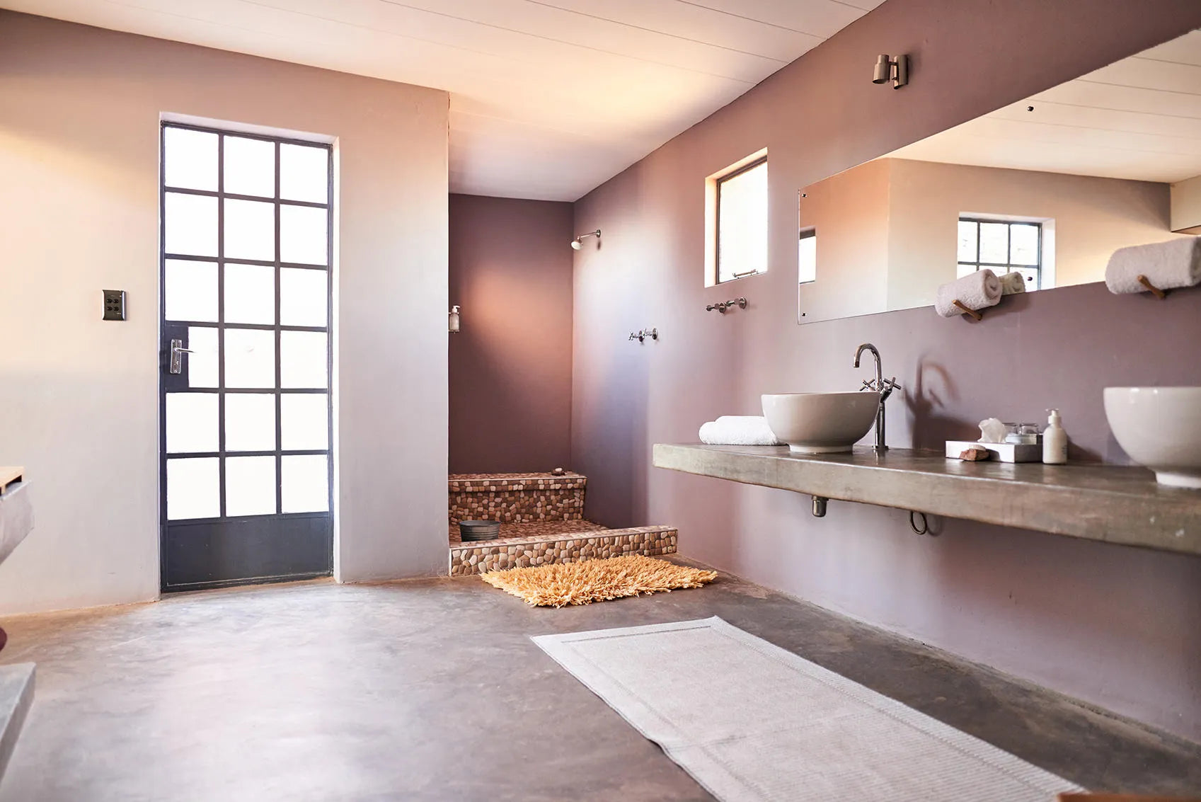 Bathroom at Fish River Lodge, Fish River Canyon, Namibia.