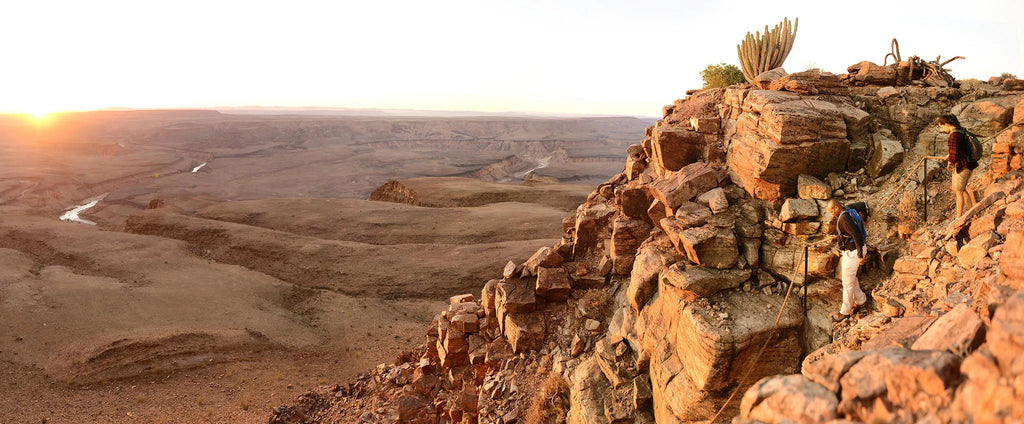 Room View at Fish River Lodge, Fish River Canyon, Namibia.