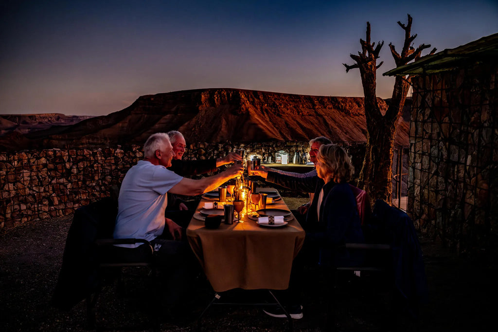 Camping at Fish River Lodge, Fish River Canyon, Namibia.