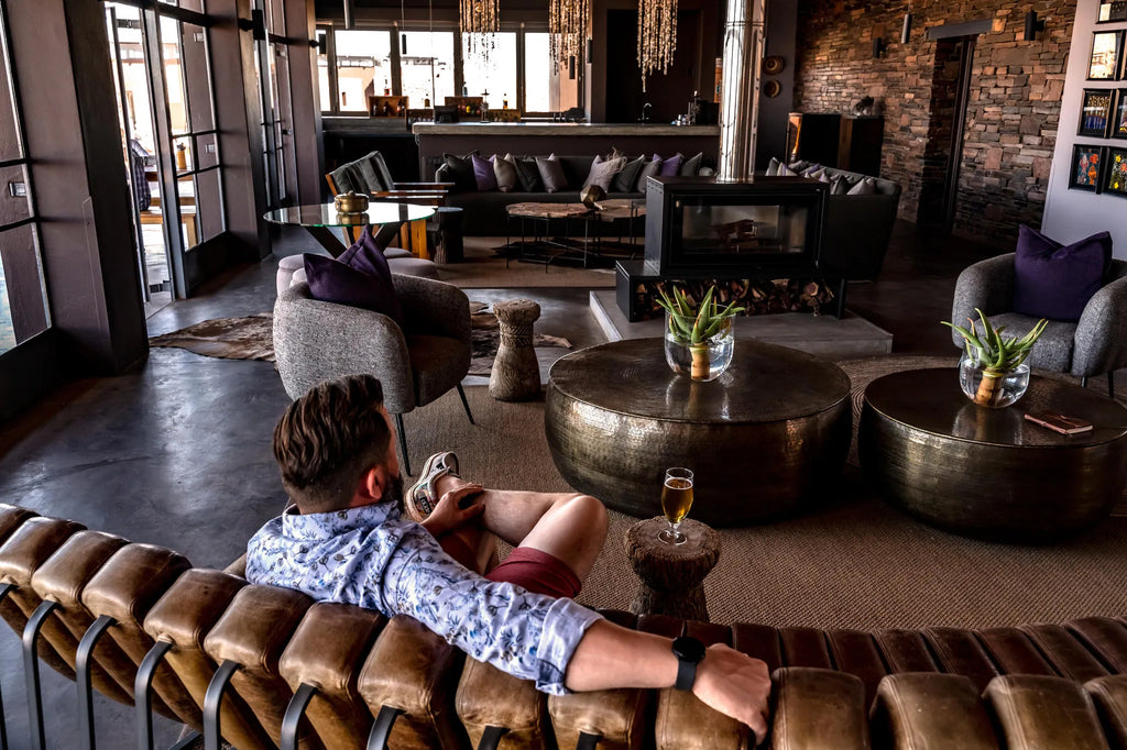 Lodge Interior at Fish River Lodge, Fish River Canyon, Namibia.