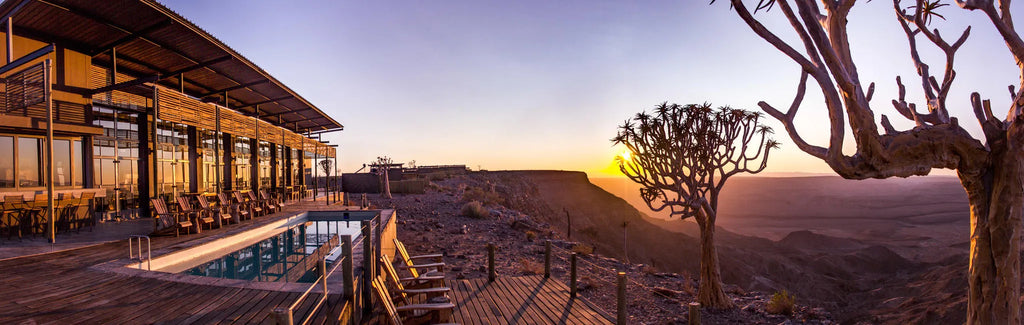 Lodge View at Fish River Lodge, Fish River Canyon, Namibia.