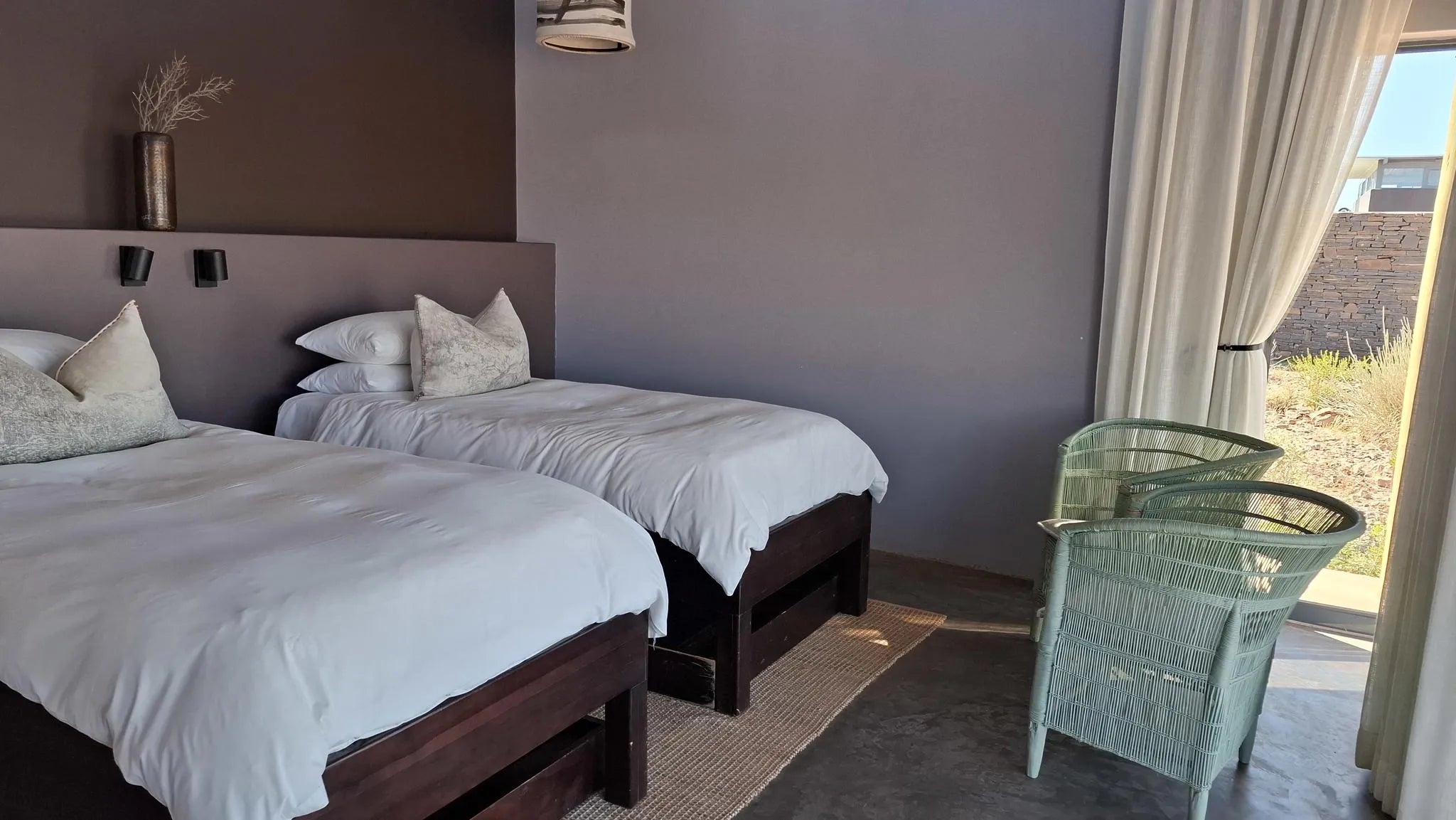 Room at Fish River Lodge, Fish River Canyon, Namibia.