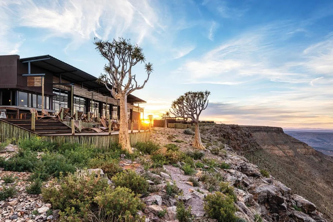 Main area at Fish River Lodge, Fish River Canyon, Namibia.