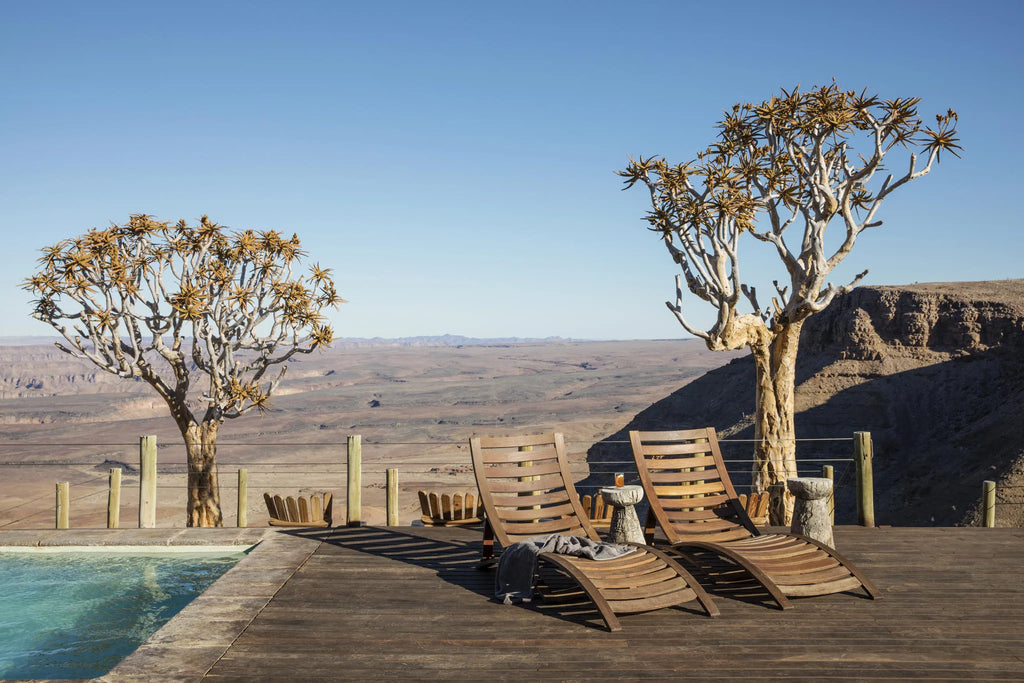 Lodge at Fish River Lodge, Fish River Canyon, Namibia.