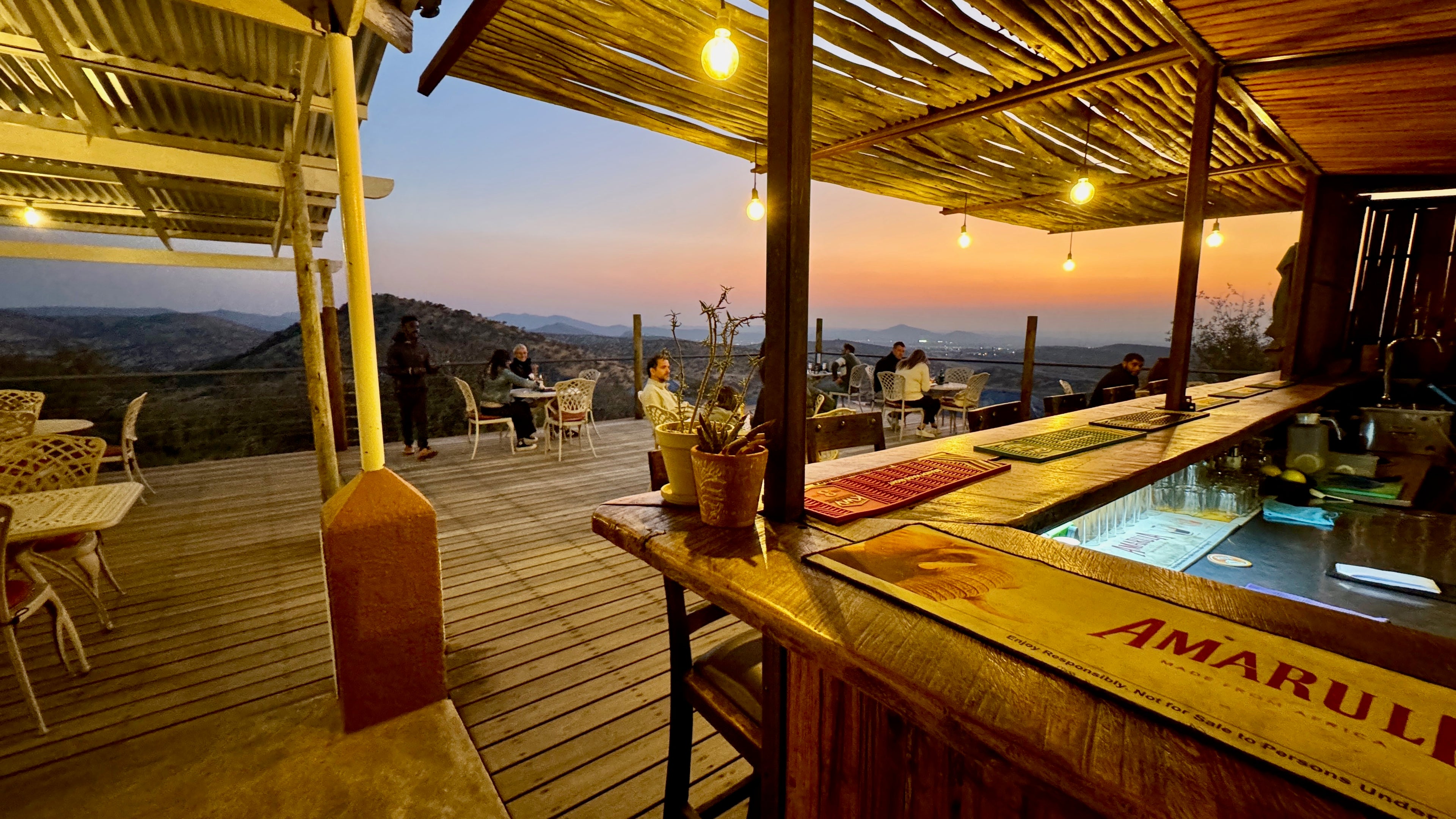 Large patio & Bar