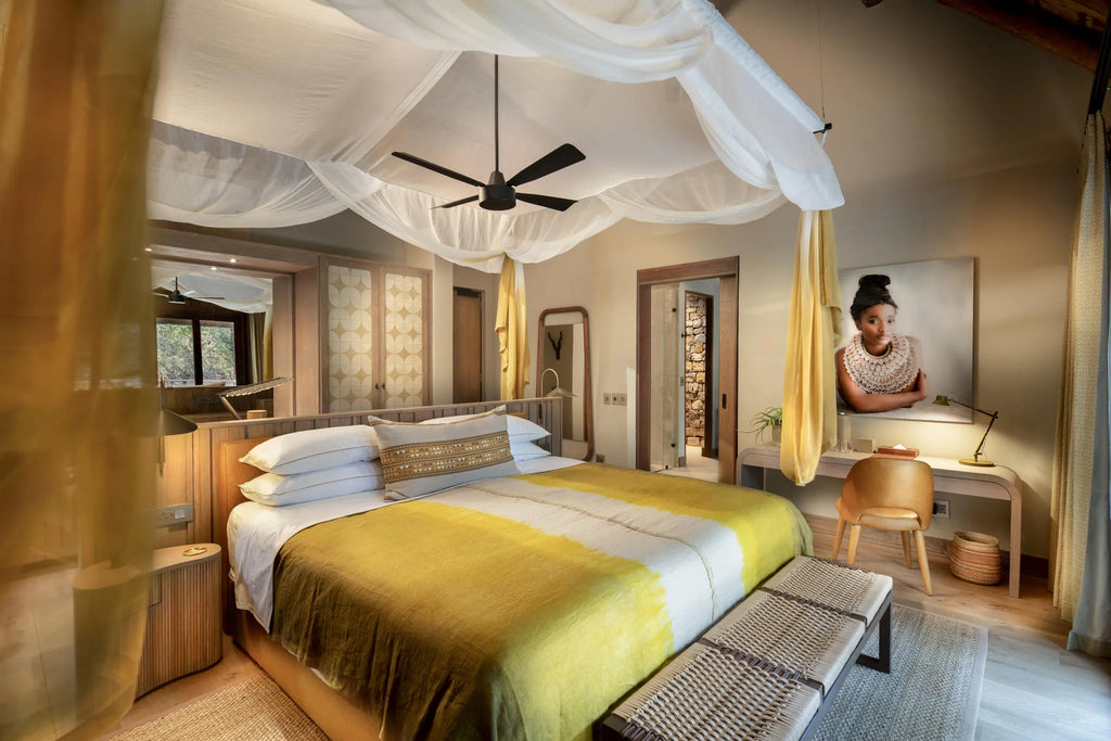 Morukuru Owner's House - bedroom at Morukuru Owners House, Madikwe Game Reserve, South Africa.