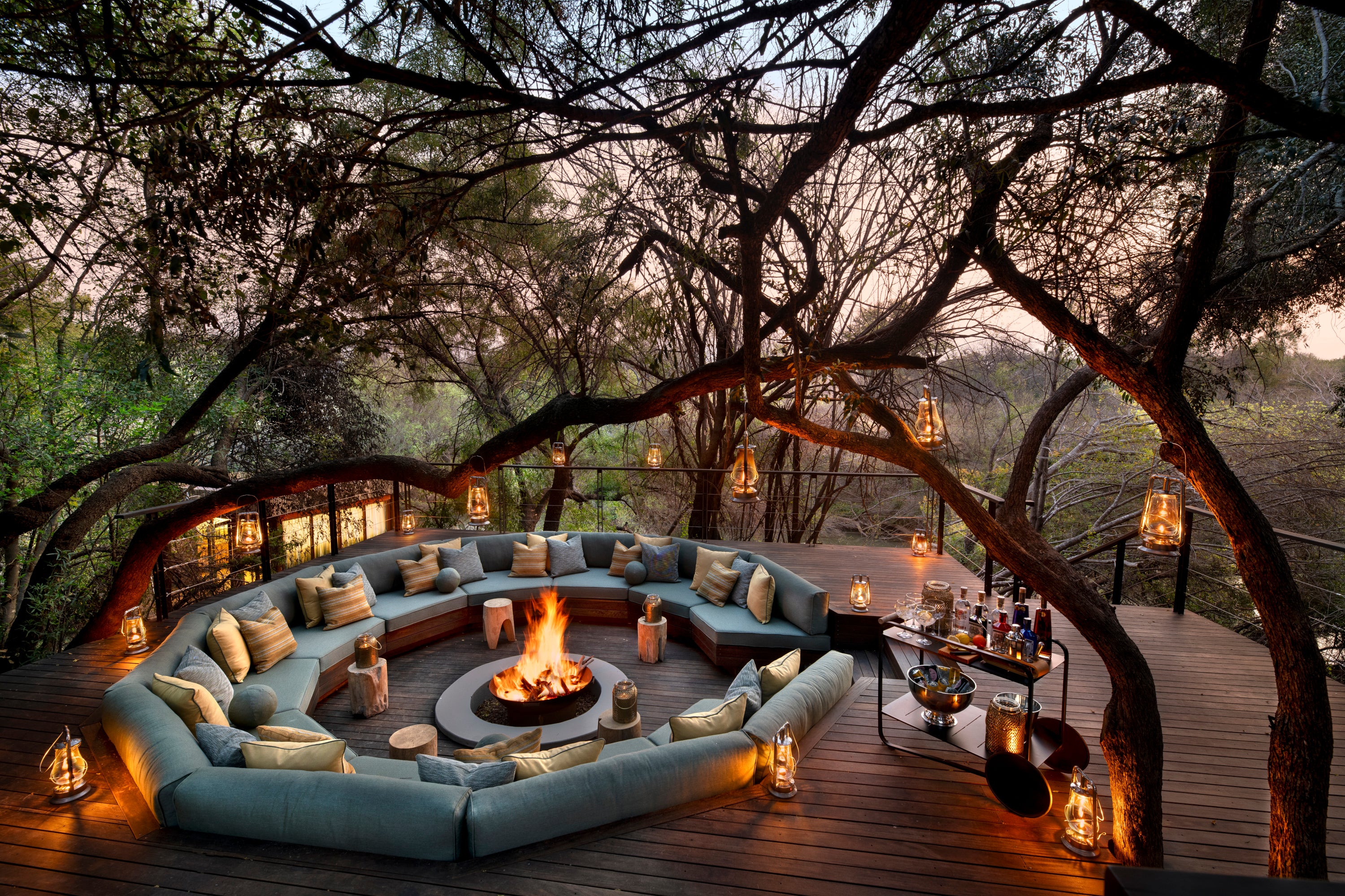 Morukuru Owner's House - firepit