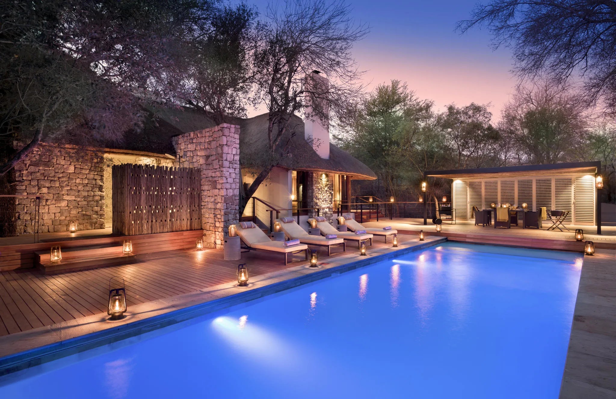 Morukuru Owner's House - private pool at Morukuru Owners House, Madikwe Game Reserve, South Africa.