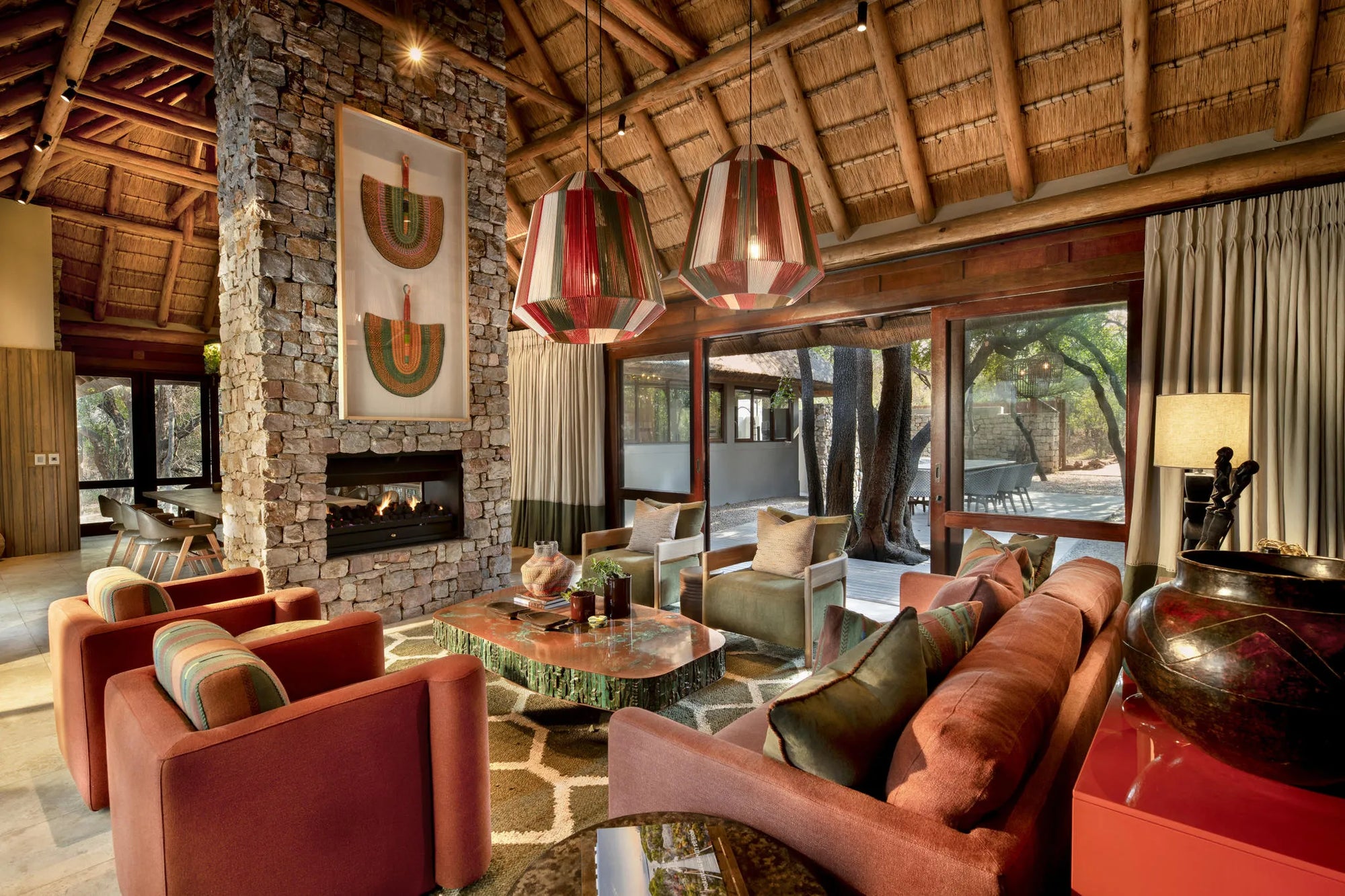 Morukuru River House - Living at Morukuru River House, Madikwe Game Reserve, South Africa.