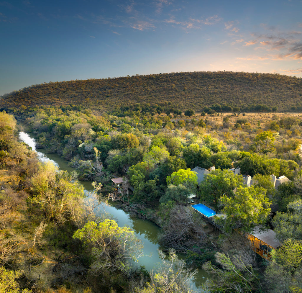 Morukuru River House - aerial view