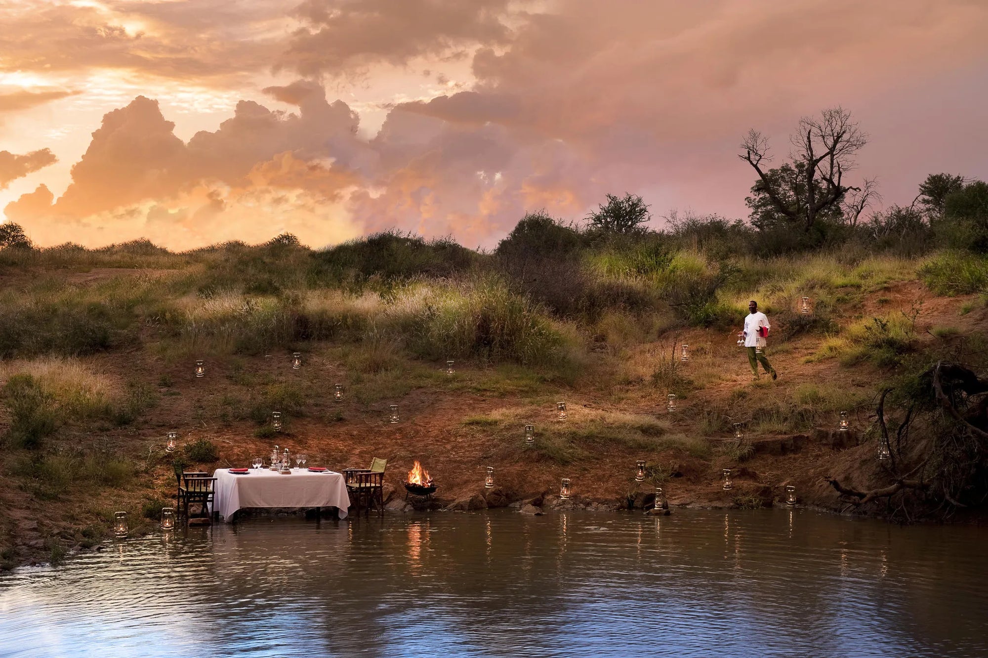 Morukuru Family Madikwe at Morukuru River House, Madikwe Game Reserve, South Africa.