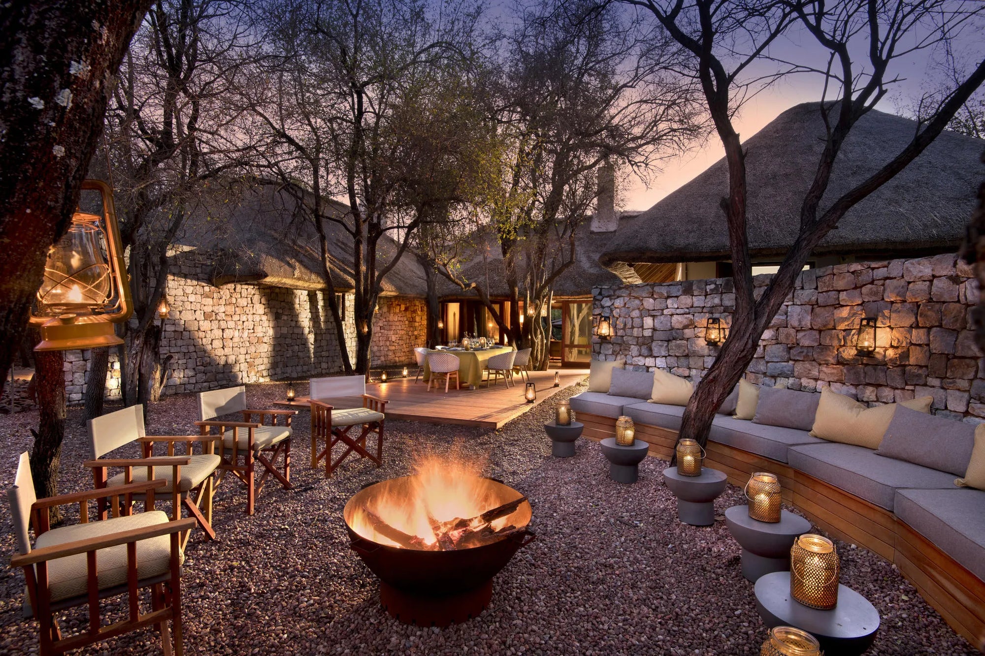 Morukuru River House at Morukuru River House, Madikwe Game Reserve, South Africa.