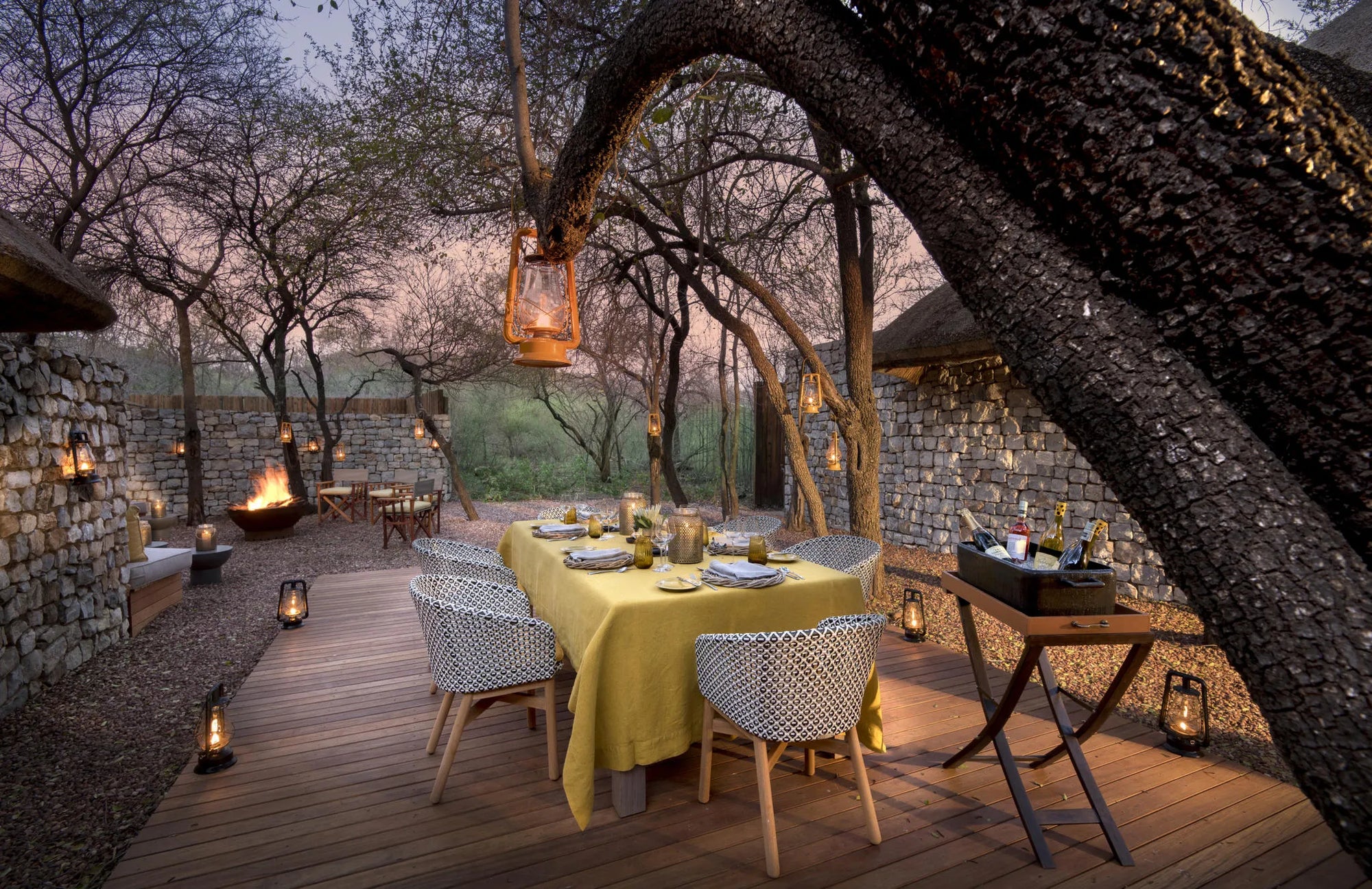 Morukuru River House at Morukuru River House, Madikwe Game Reserve, South Africa.