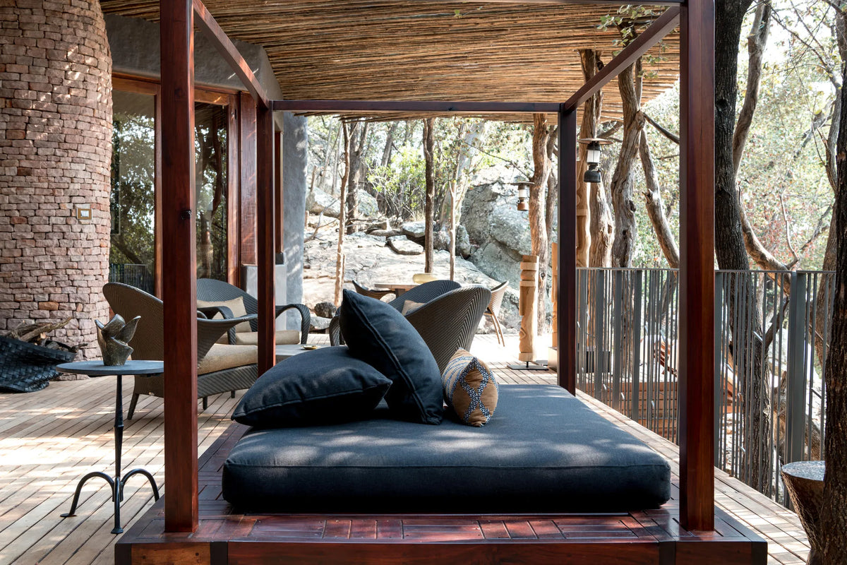 Singita Pamushana Lodge at Singita Pamushana Lodge, Malilangwe Wildlife Reserve, Zimbabwe.