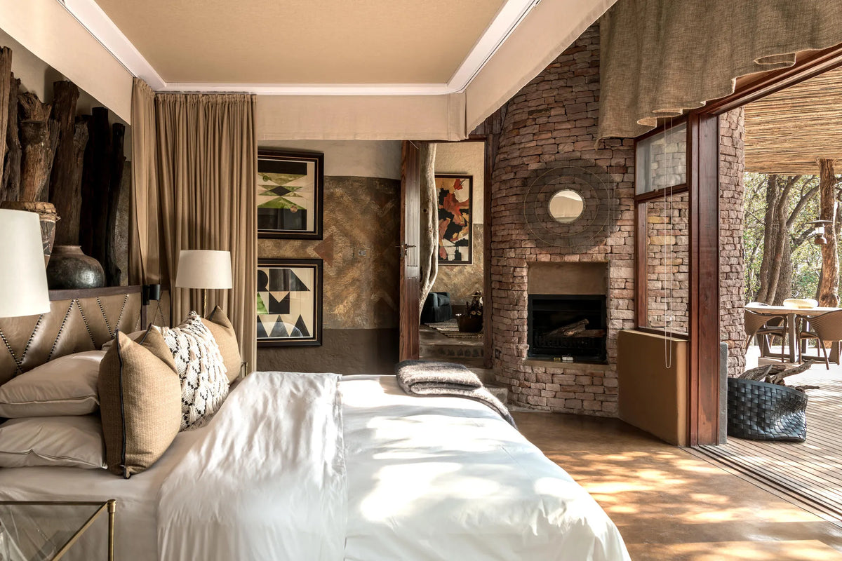 Singita Pamushana Lodge at Singita Pamushana Lodge, Malilangwe Wildlife Reserve, Zimbabwe.