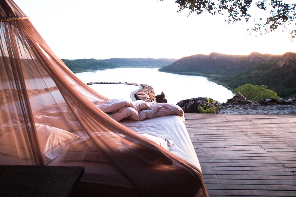 Singita Pamushana Lodge at Singita Pamushana Lodge, Malilangwe Wildlife Reserve, Zimbabwe.