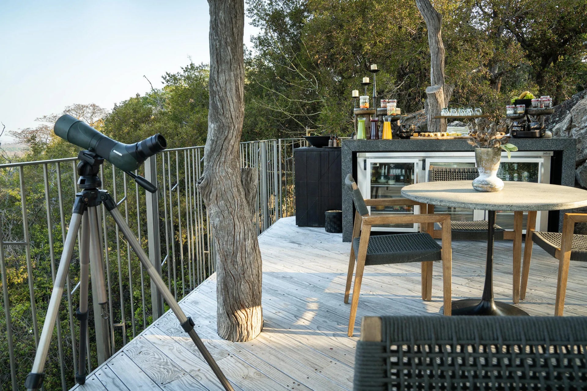 Singita Pamushana Lodge at Singita Pamushana Lodge, Malilangwe Wildlife Reserve, Zimbabwe.