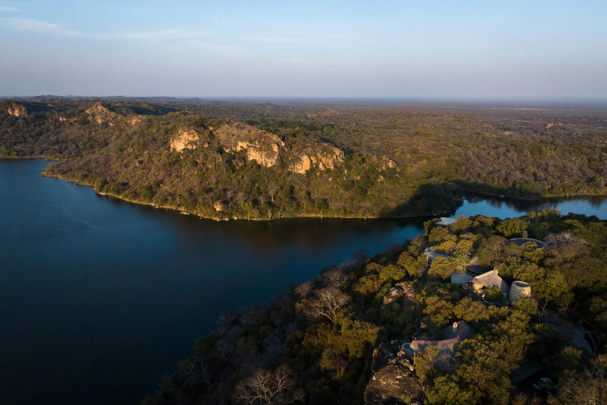 Singita Pamushana Lodge at Singita Pamushana Lodge, Malilangwe Wildlife Reserve, Zimbabwe.
