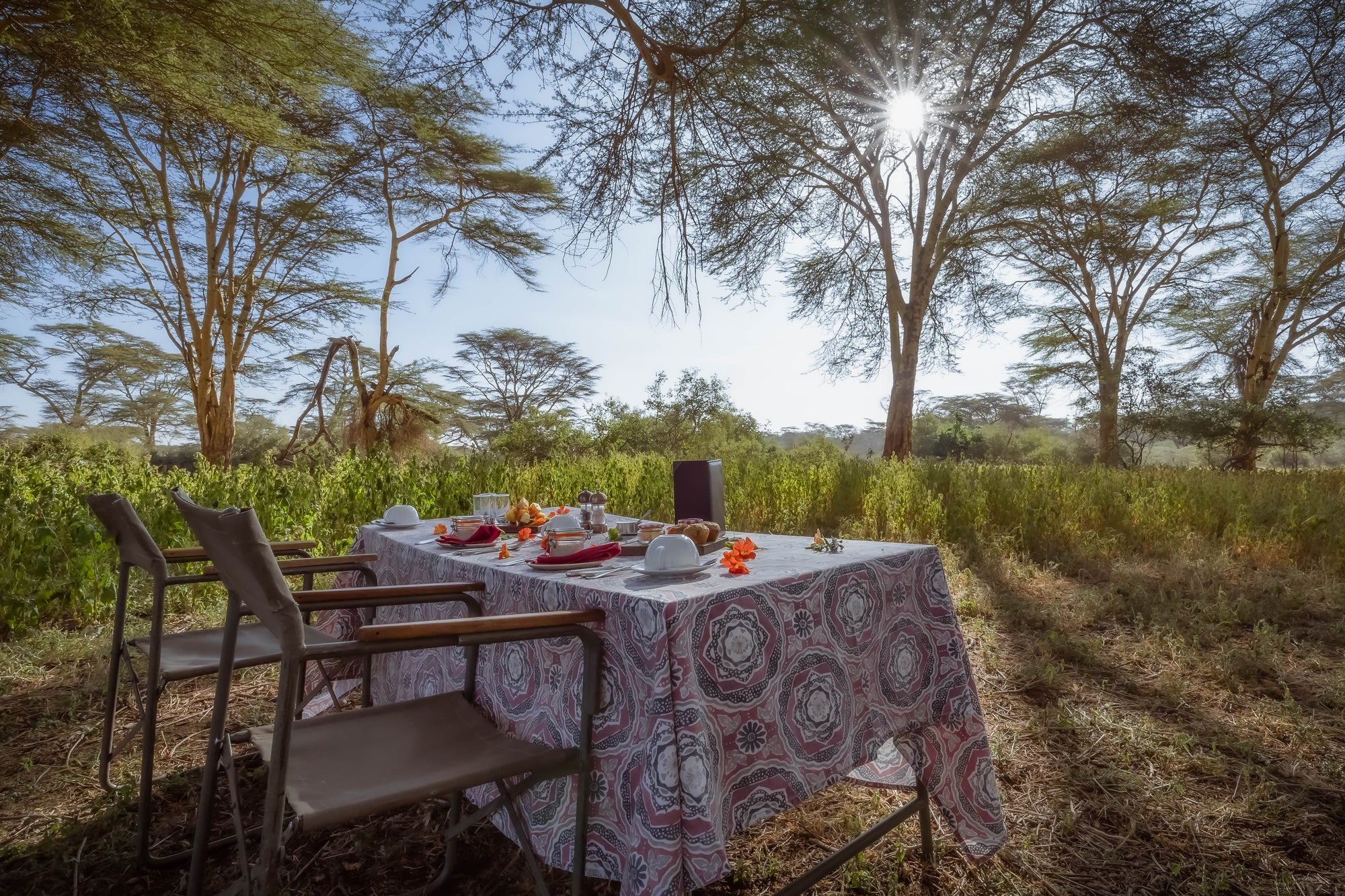 Elewana Kifaru House : Bush Meals & Sundowners