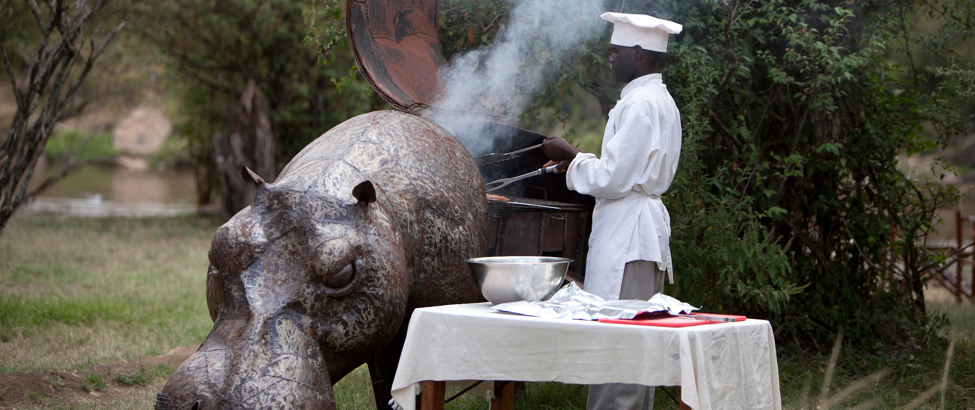 The hippo BBQ