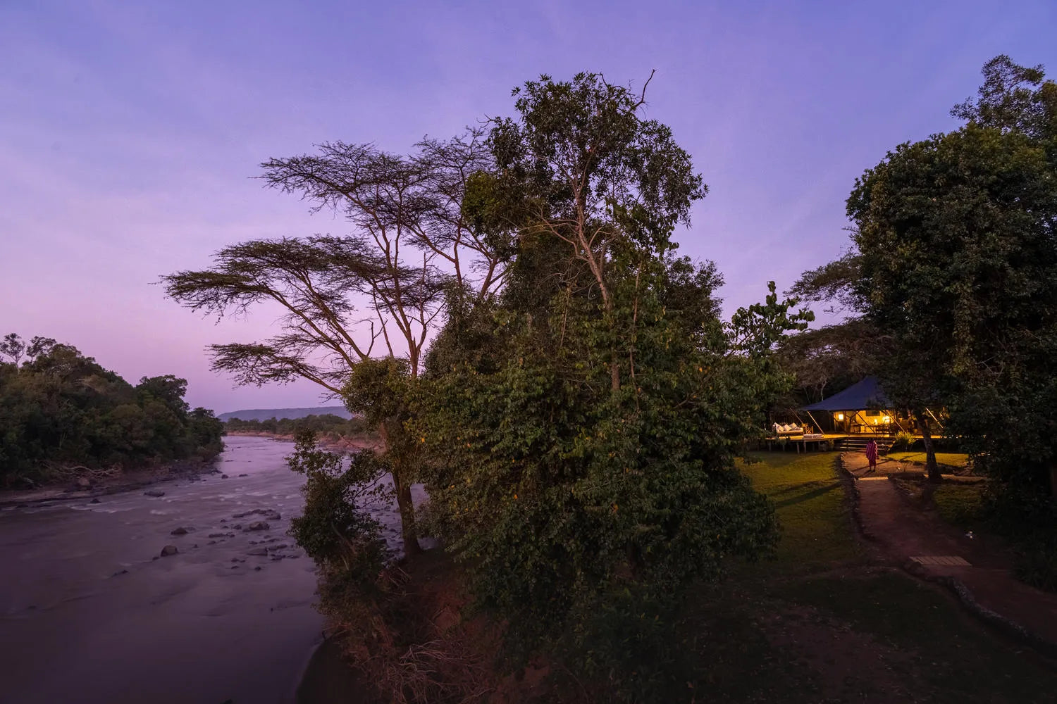 Mess from the bridge at Ngare Serian, Mara North Conservancy, Kenya.