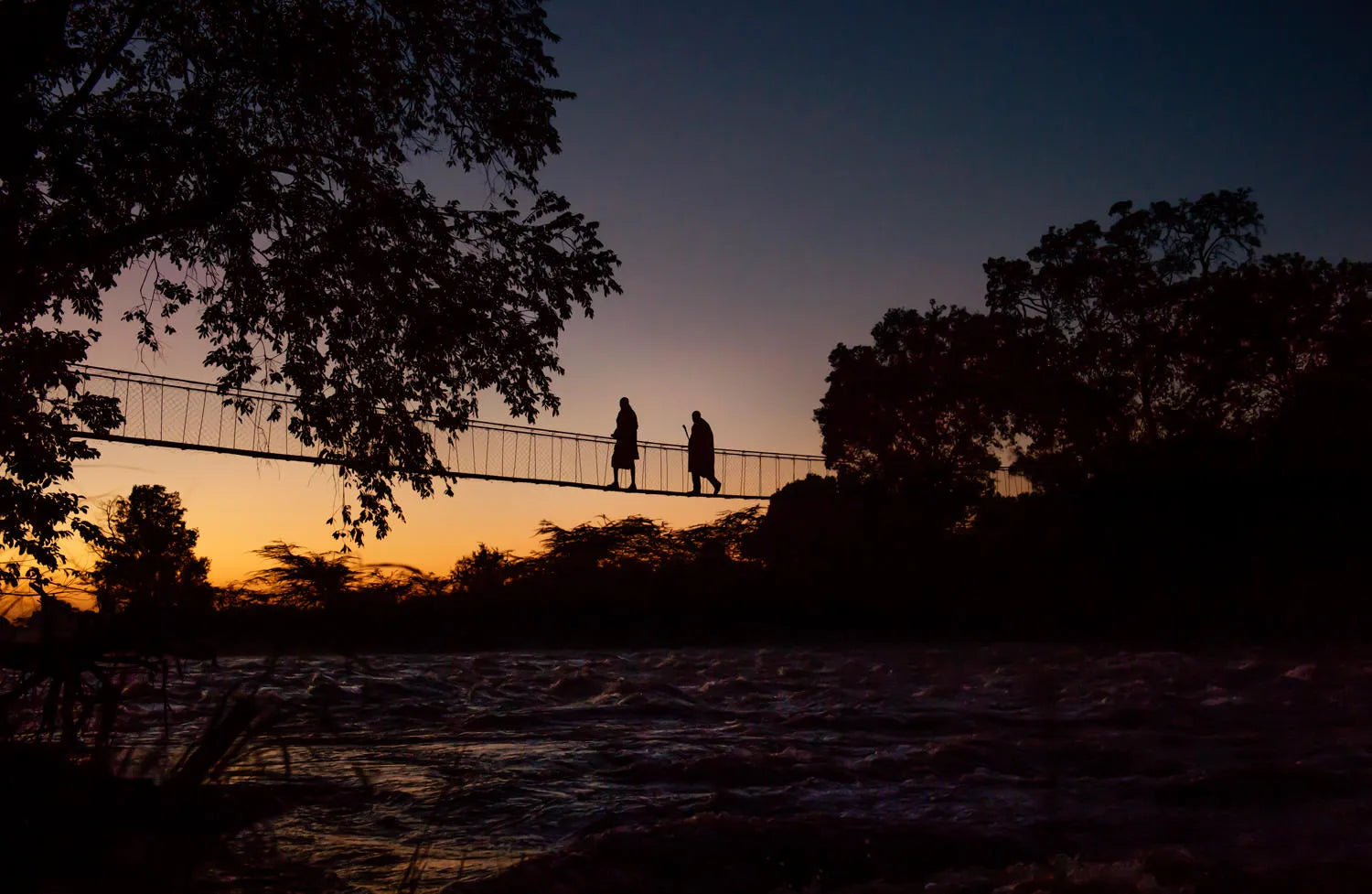 The bridge at Ngare Serian, Mara North Conservancy, Kenya.