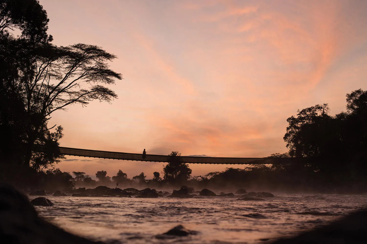 Ngare Bridge at Ngare Serian, Mara North Conservancy, Kenya.