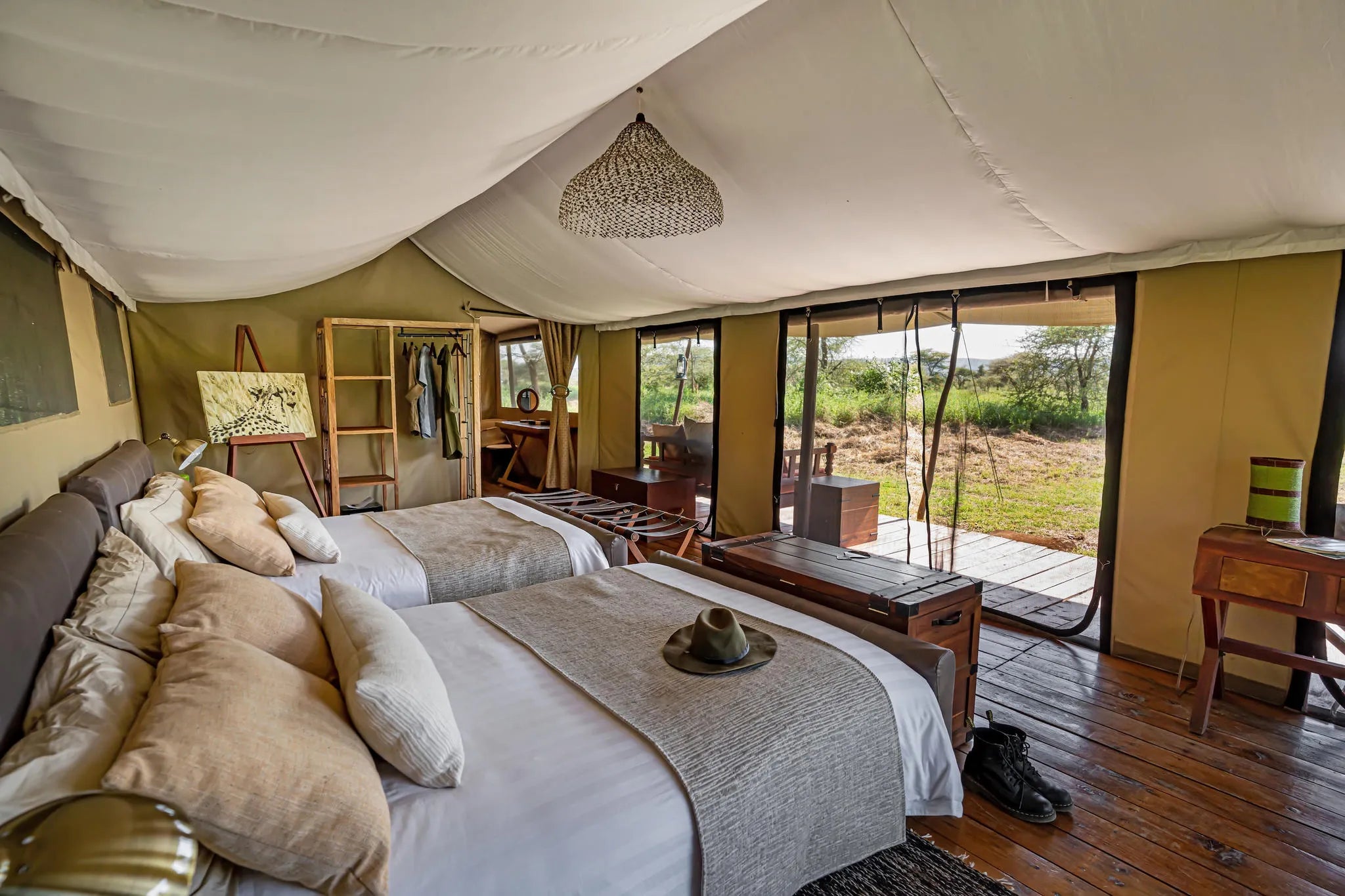 Lemala Ewanjan Tented Camp at Lemala Ewanjan Tented Camp, Central Serengeti, Tanzania.