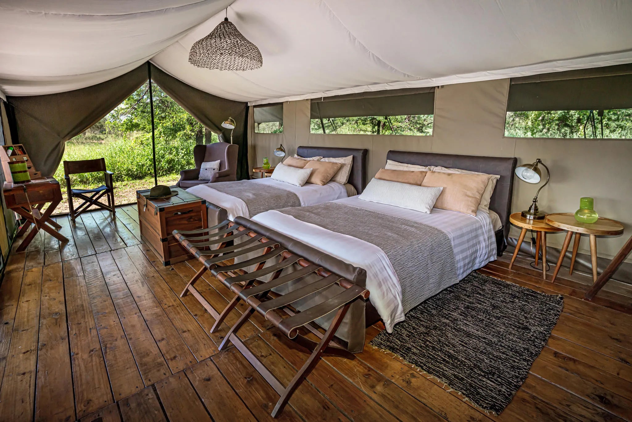 Lemala Ewanjan Tented Camp at Lemala Ewanjan Tented Camp, Central Serengeti, Tanzania.