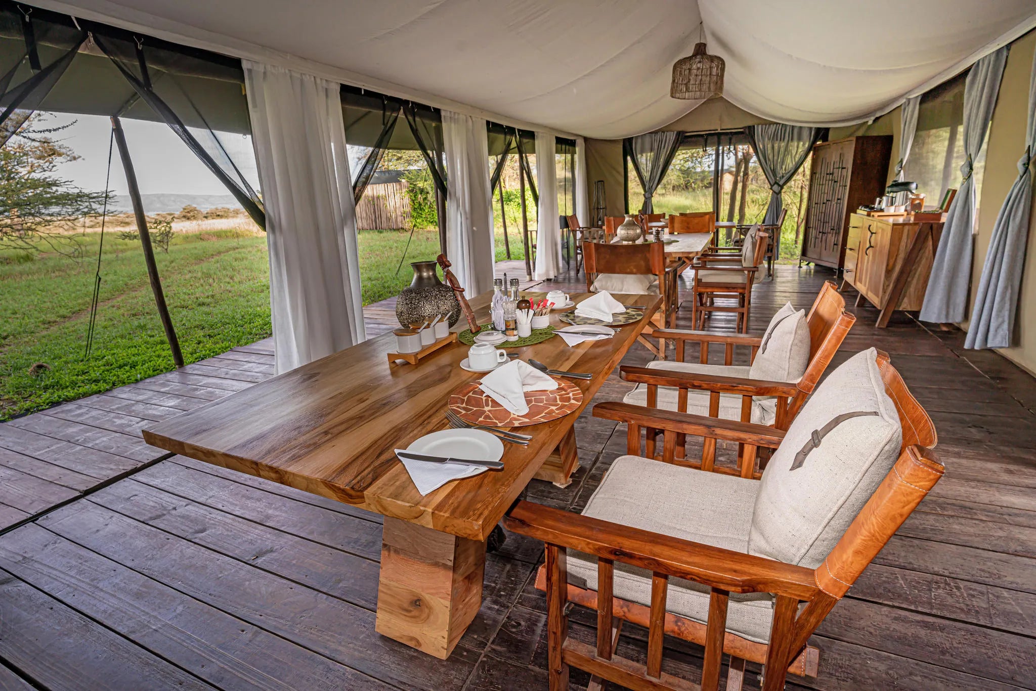 Lemala Ewanjan Tented Camp at Lemala Ewanjan Tented Camp, Central Serengeti, Tanzania.