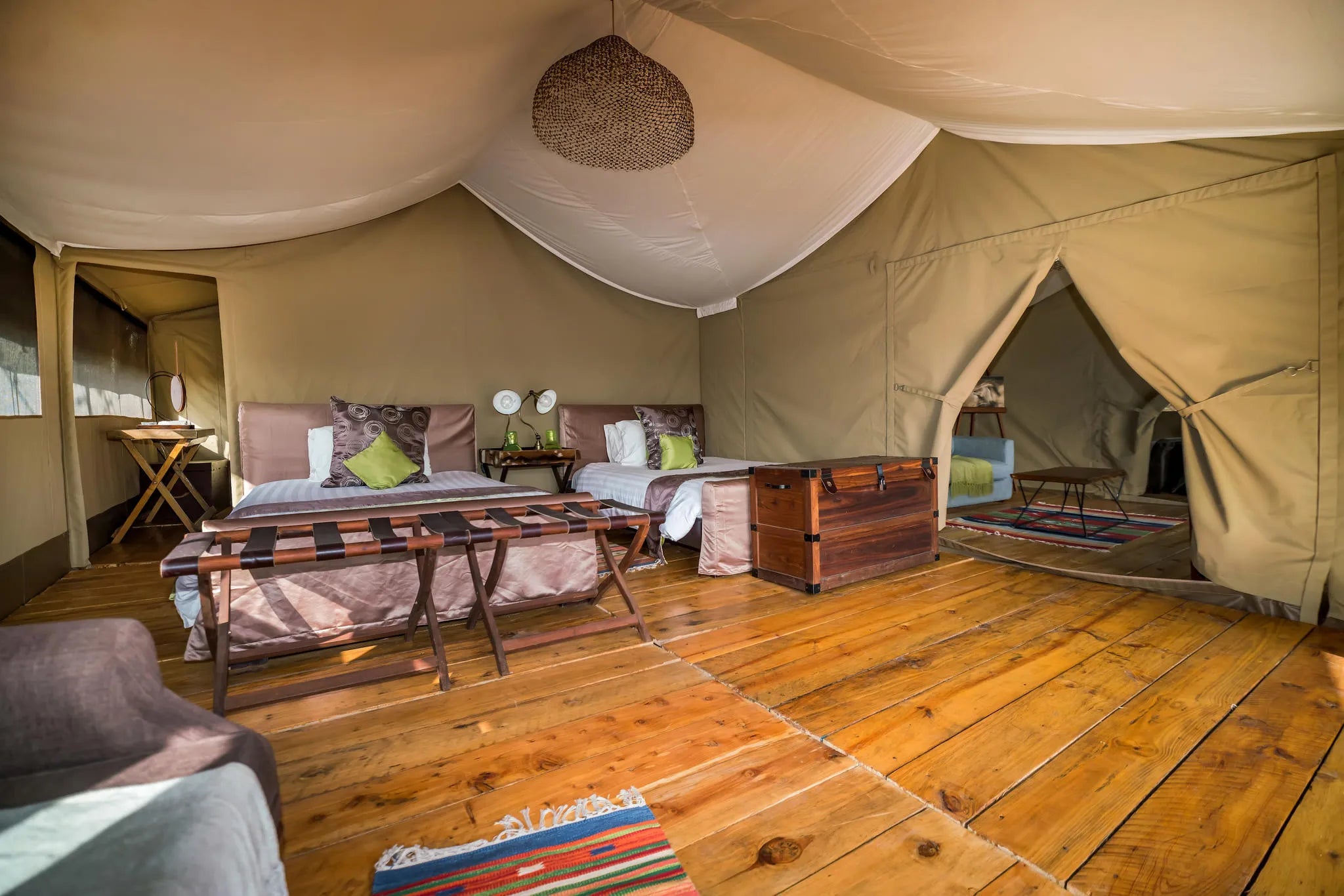 Lemala Ewanjan Tented Camp at Lemala Ewanjan Tented Camp, Central Serengeti, Tanzania.