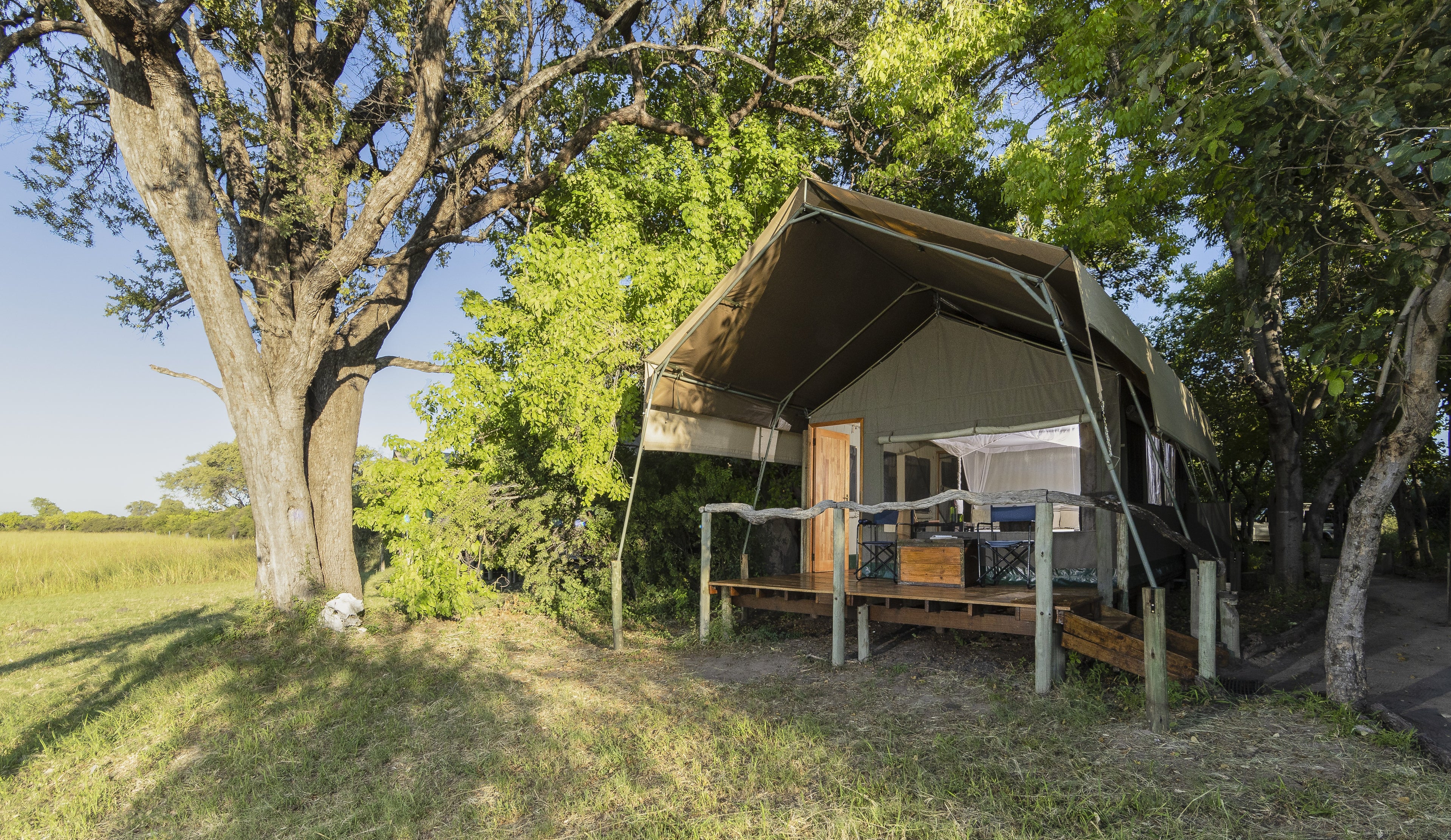 Meru tent deck exterior