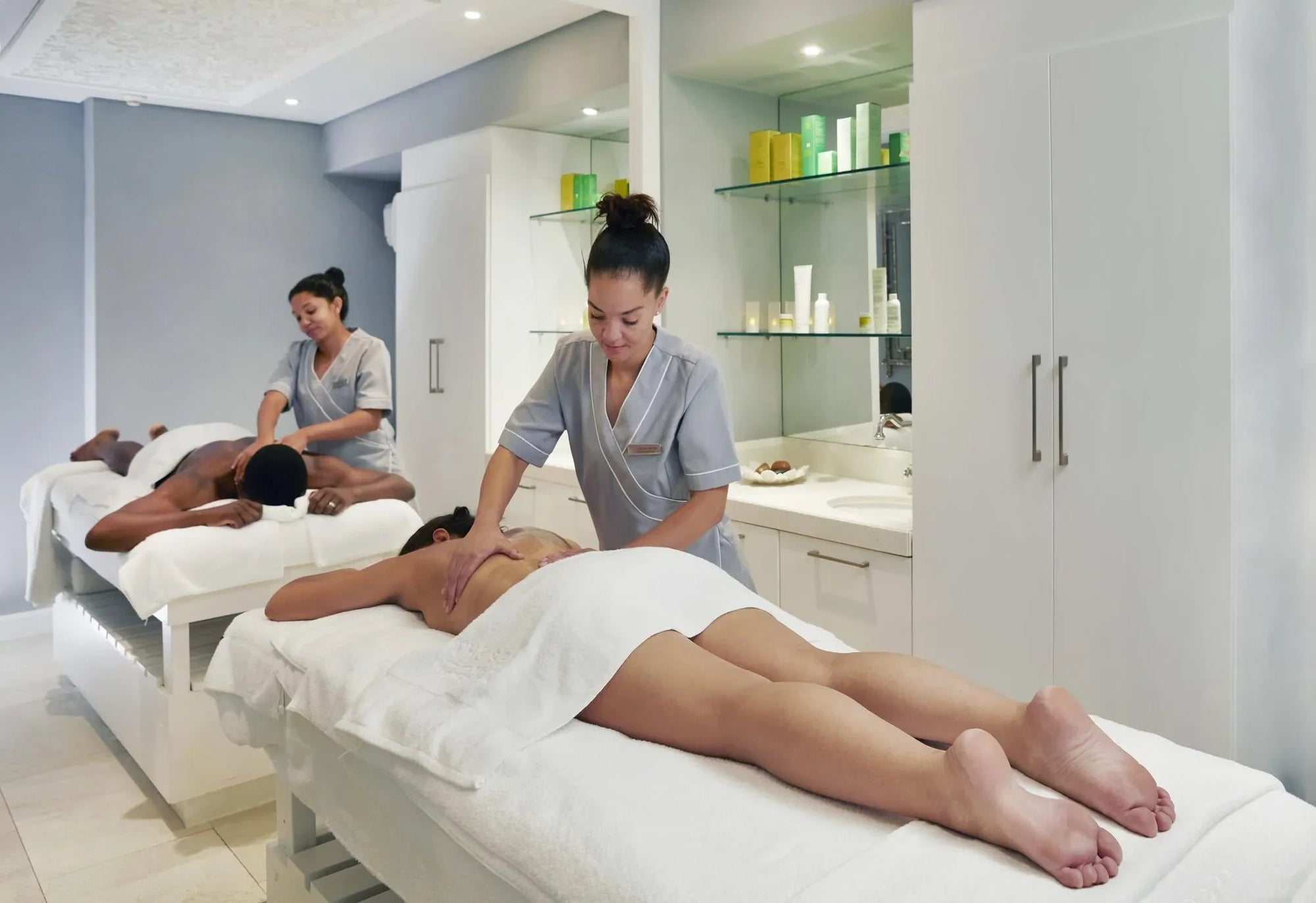 Spa Couples Massage at Twelve Apostles Hotel & Spa, Cape Town, South Africa.