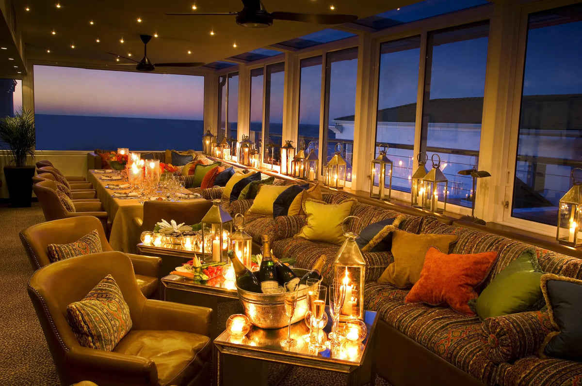Conservatory at Twelve Apostles Hotel & Spa, Cape Town, South Africa.