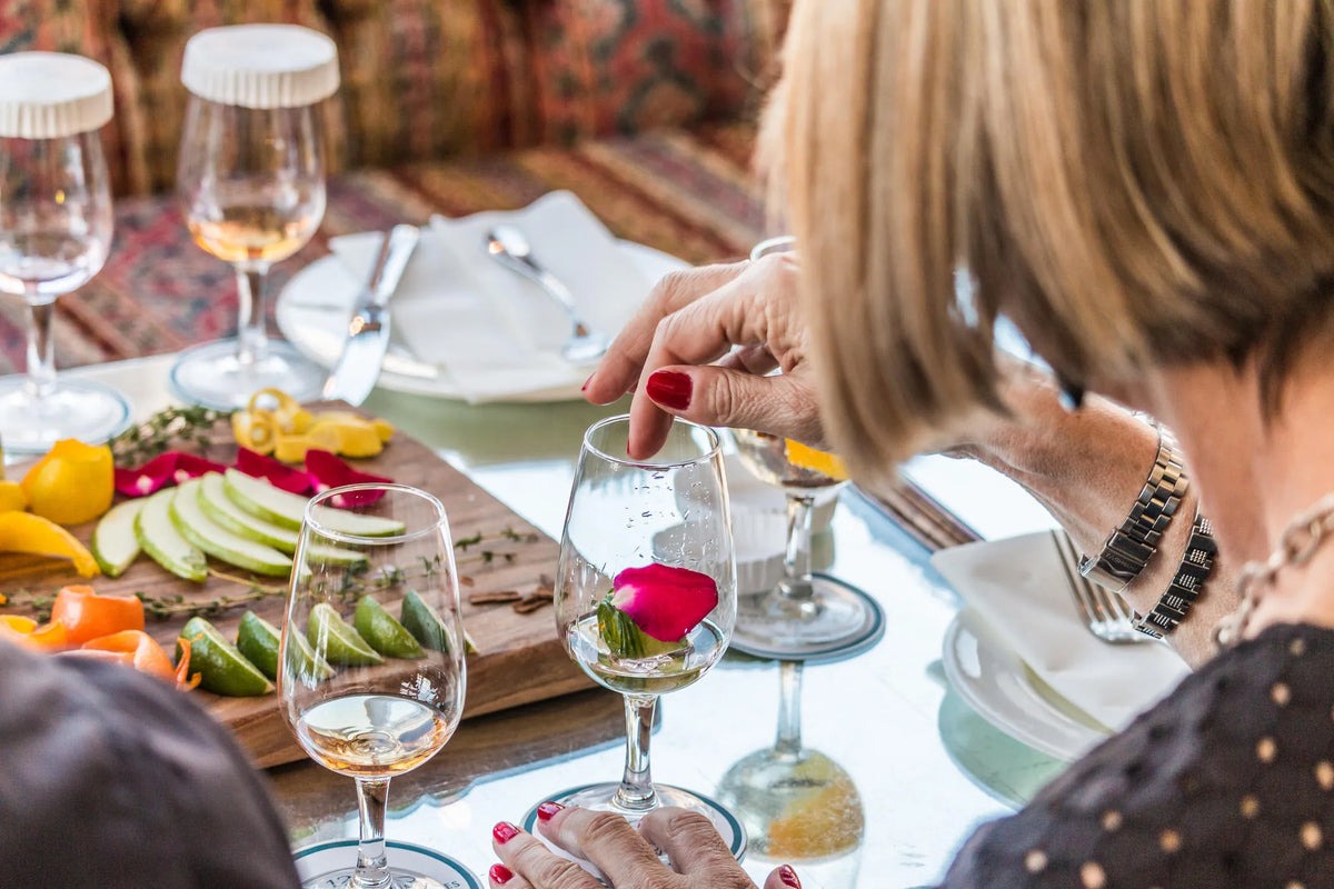 Gin Tasting at Twelve Apostles Hotel & Spa, Cape Town, South Africa.