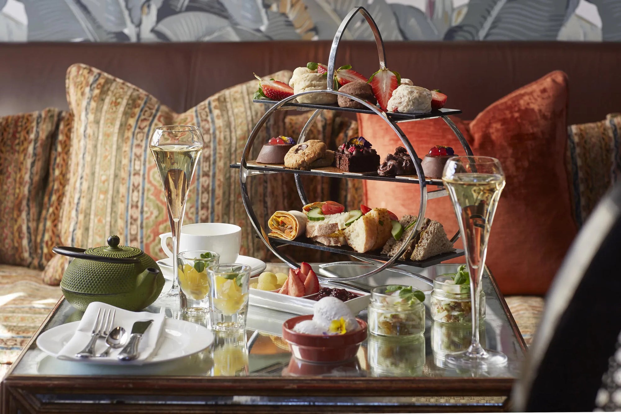 Tea By The Sea at Twelve Apostles Hotel & Spa, Cape Town, South Africa.