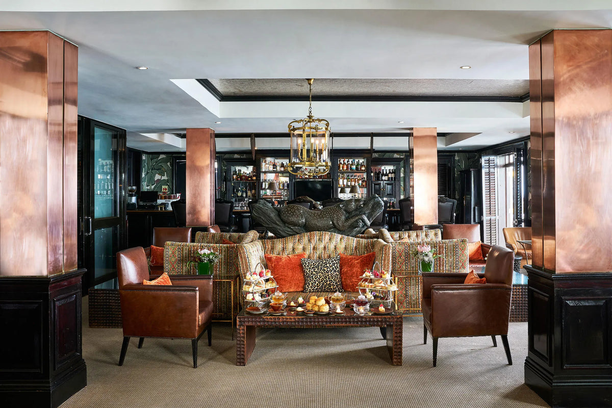 Leopard Bar at Twelve Apostles Hotel & Spa, Cape Town, South Africa.