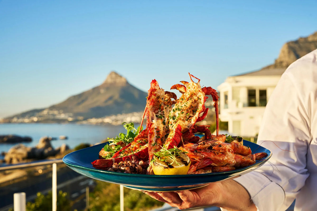 Azure Deck Seafood at Twelve Apostles Hotel & Spa, Cape Town, South Africa.