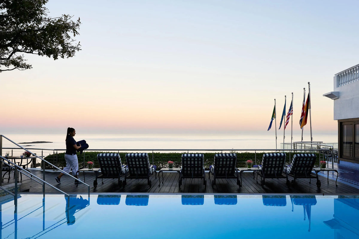 Atlantic Pool Service at Twelve Apostles Hotel & Spa, Cape Town, South Africa.