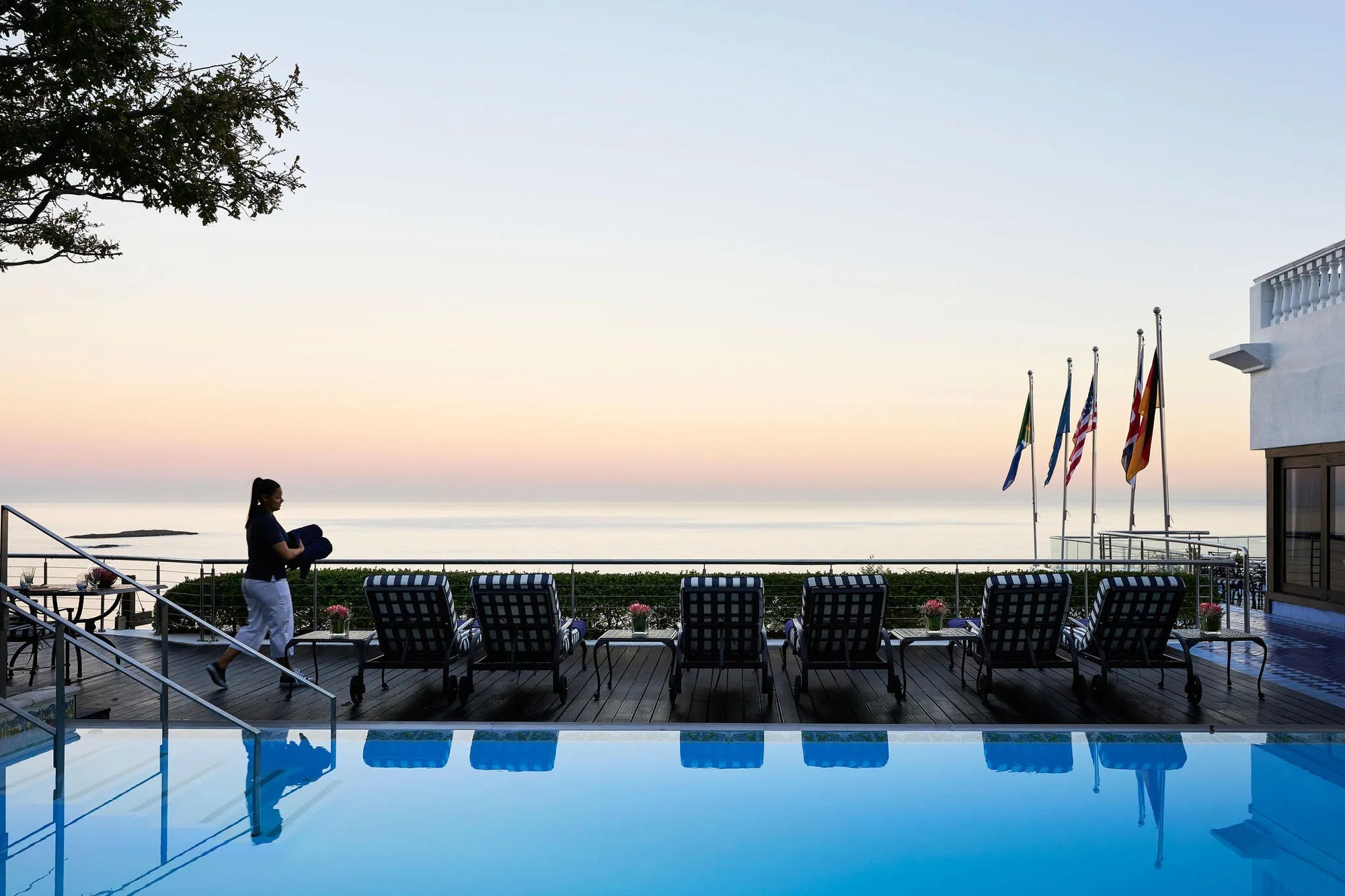 Atlantic Pool Service at Twelve Apostles Hotel & Spa, Cape Town, South Africa.