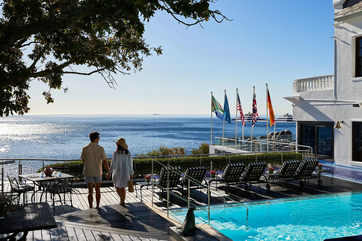 Atlantic Pool at Twelve Apostles Hotel & Spa, Cape Town, South Africa.
