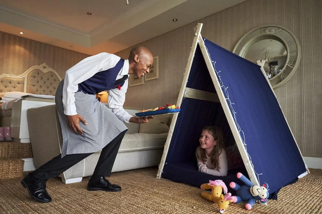 Children Teepee Service at Twelve Apostles Hotel & Spa, Cape Town, South Africa.