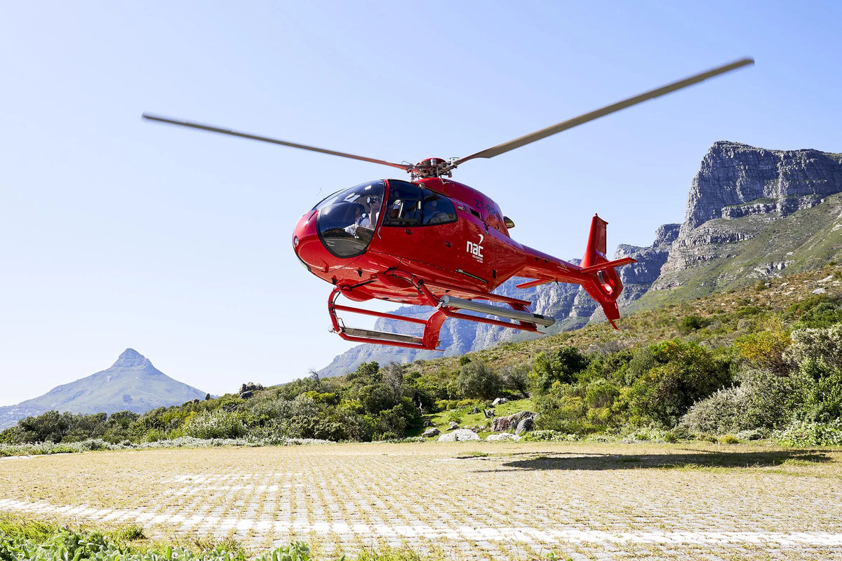 Helipad 1 at Twelve Apostles Hotel & Spa, Cape Town, South Africa.