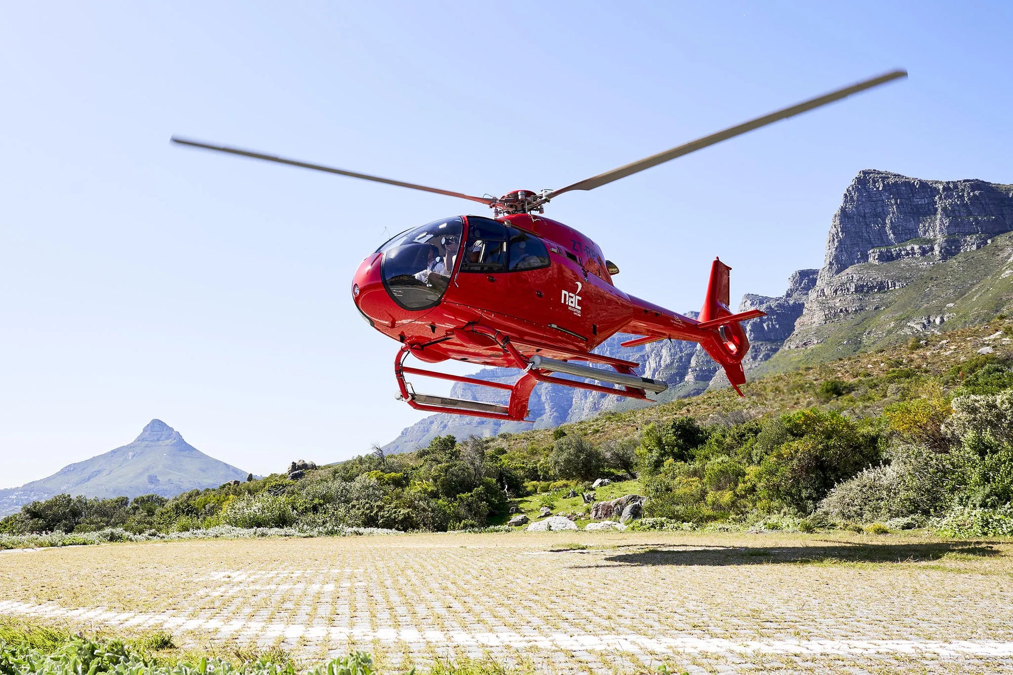 Helipad 1 at Twelve Apostles Hotel & Spa, Cape Town, South Africa.