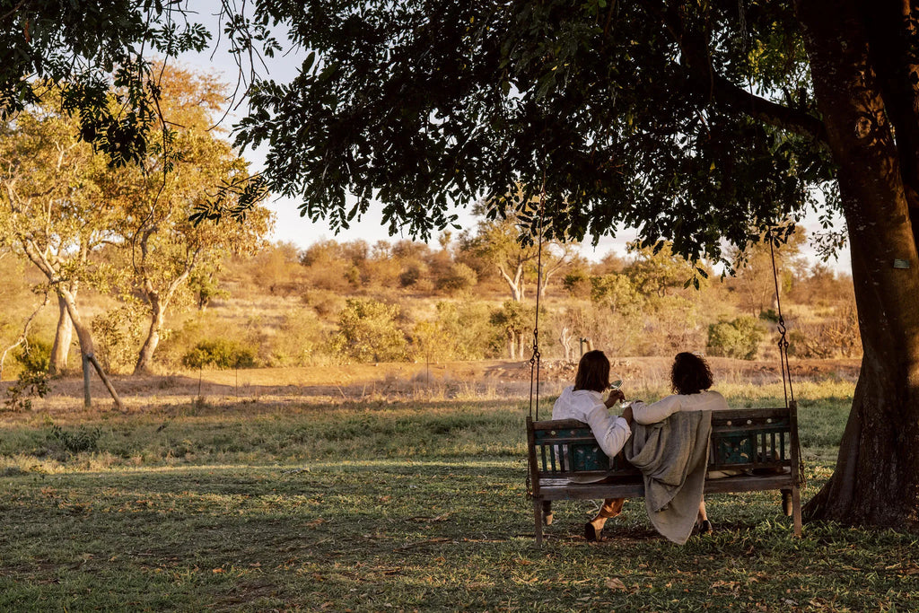 Simbavati Camp George Waterhole at Simbavati Camp George, Klaserie Private Game Reserve, South Africa.