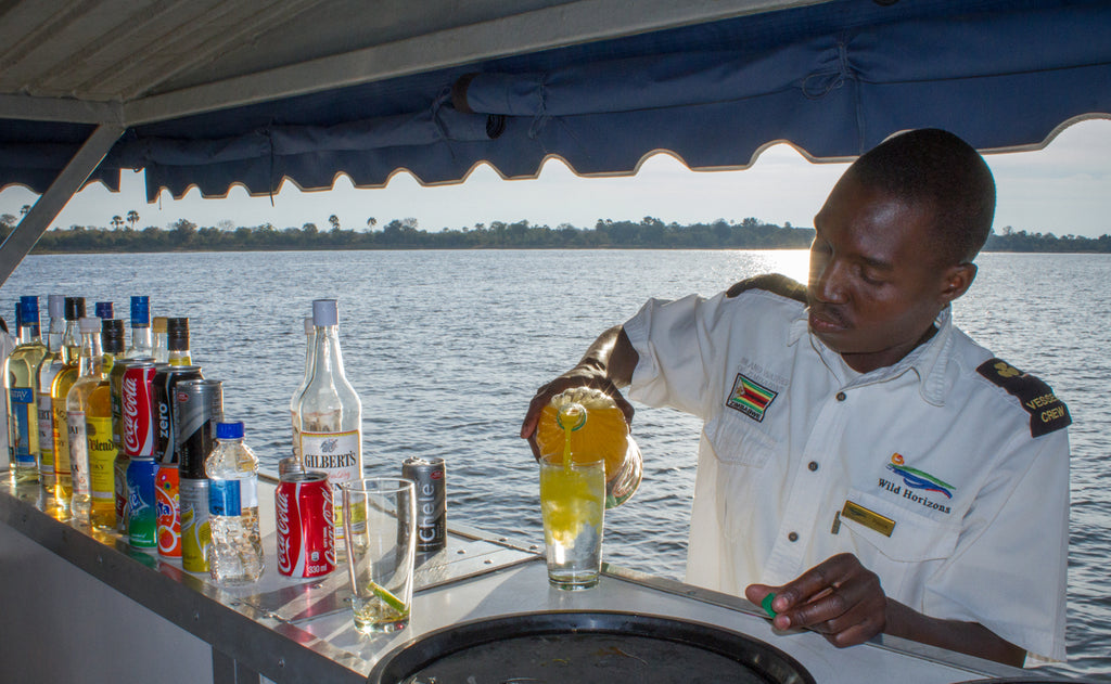A Mocktail being prepared